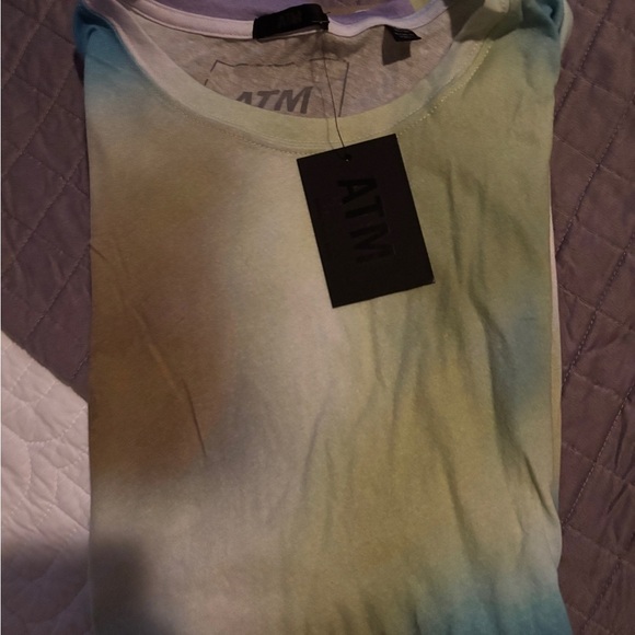 NWT ATM water color print men’s Medium Gradient T-Shirt originally $125 - Picture 1 of 5